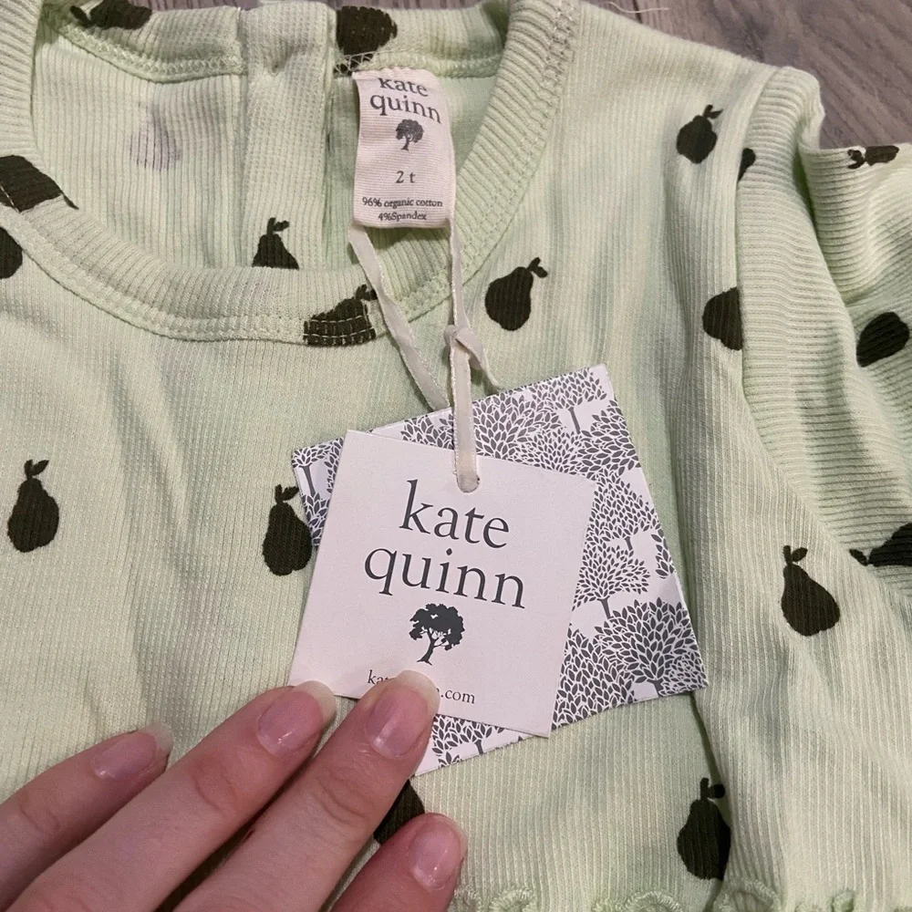 Kate Quinn Pear Bodysuit NWT Size 2T